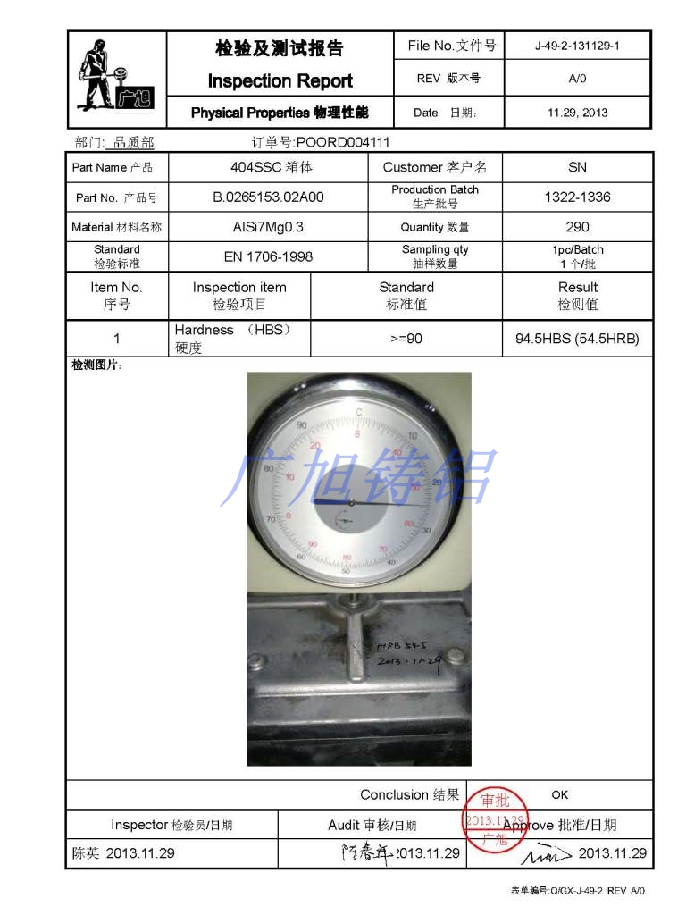 機器人鑄件